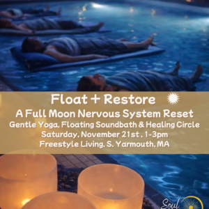 Full Moon Floating Sound Bath + Restorative Yoga (November 21)